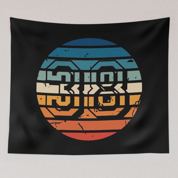 Item preview, Number 38 Vintage Retro Sport Sunset Birthday Squad Racing Numbers designed and sold by 27th-Tee.