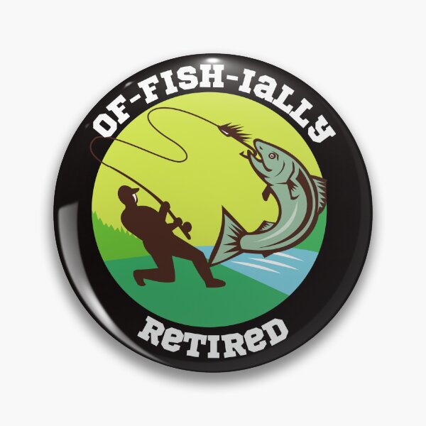 Item preview, Off-fish-ially Retired designed and sold by KoolestDesigns.