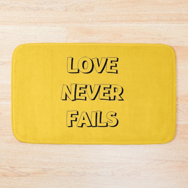Item preview, Love Never Fails Retro Typography designed and sold by Jalib.