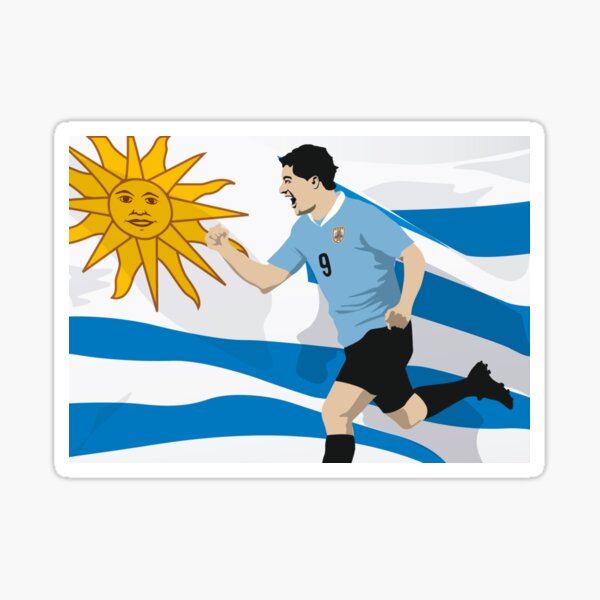 4 Pack) Seleccion Uruguay Vinyl Sticker Decal Football Futbol National Team