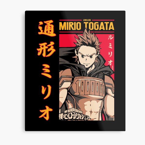 mirio togata die Million mein Held Academia 1 - T-Shirt Metallbild