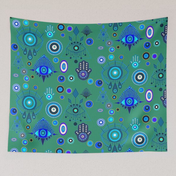 Item preview, evil eye good luck designed and sold by Lazut.