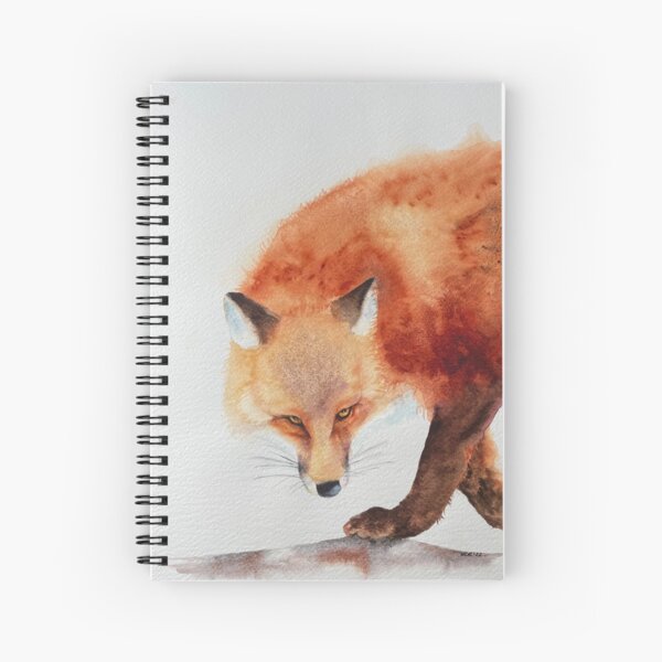 Red fox Spiral Notebook