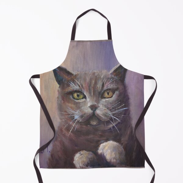 Item preview, Black Cat original oil painting designed and sold by Elvi-Artist.