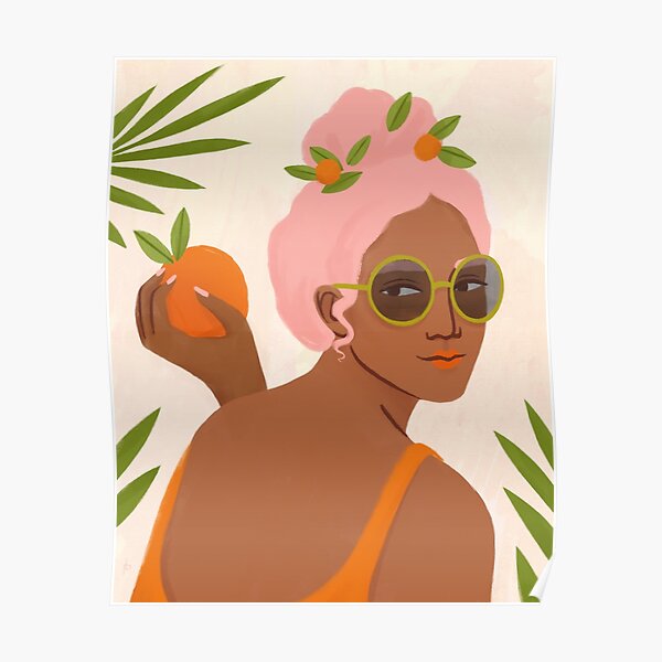 beach girl Poster