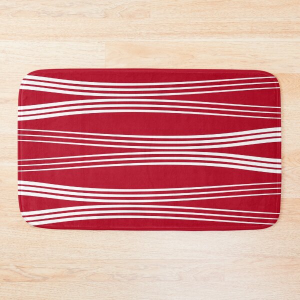 Item preview, Horizontal wavy lines - red designed and sold by BattaAnastasia.