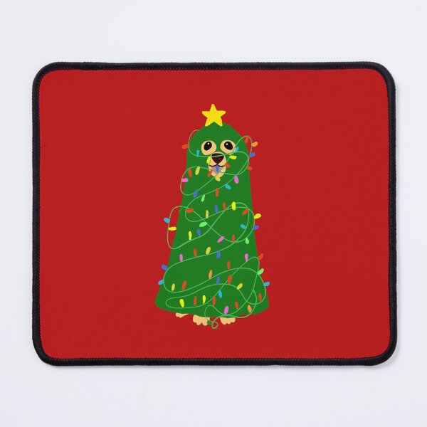 Item preview, Golden Christmas doggy disguise as Christmas tree designed and sold by Mermaidssparkle.