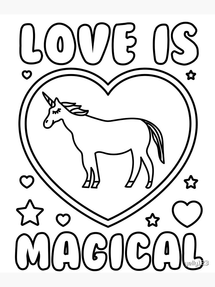 Easy Valentine Crafts Unicorn Valentines Day Coloring Pages