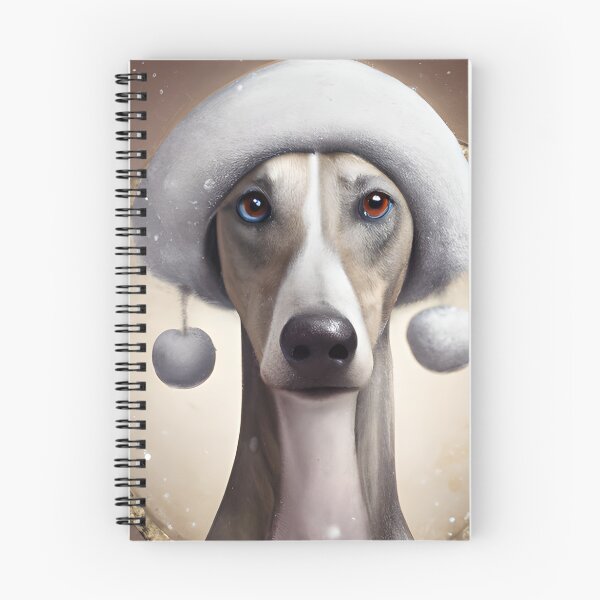Item preview,  Christmas Azawakh Wearing A Winter Hat designed and sold by ZenEverAI.