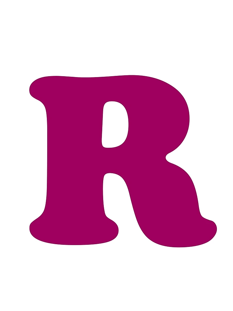 Thumbnail 3 of 3, Scarf, Letter R, Initial R designed and sold by T-Caroline.