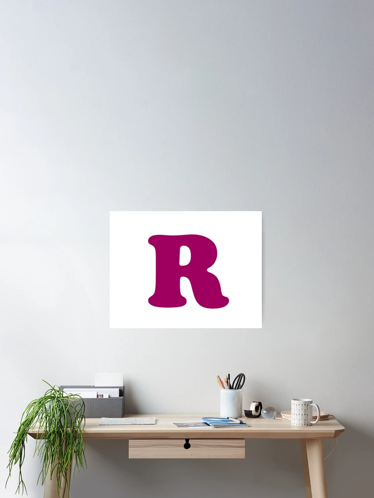 Thumbnail 2 of 3, Poster, Letter R, Initial R designed and sold by T-Caroline.