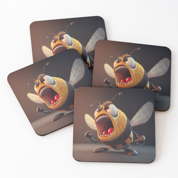 Item preview, Cartoon Animals | Old Yelling Bee designed and sold by NanarodsDesign.