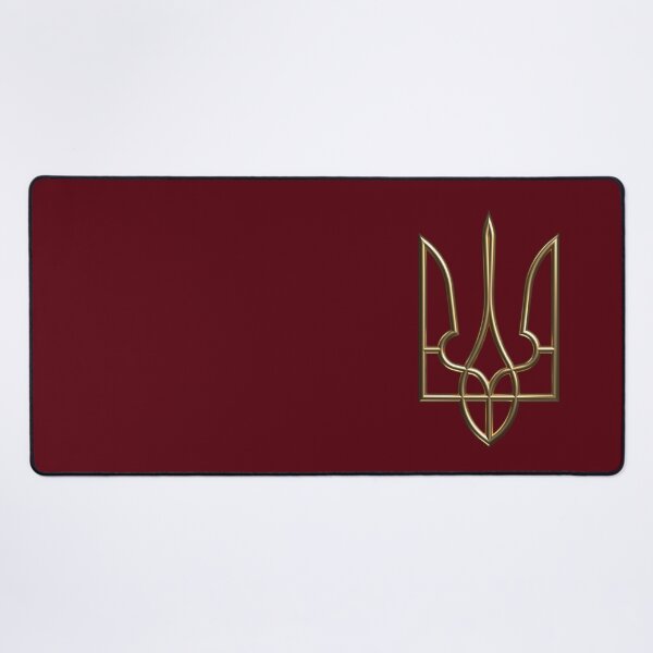 Item preview, Ukraine coat of arms symbol gyrfalcon trident trident golden designed and sold by lathspell.