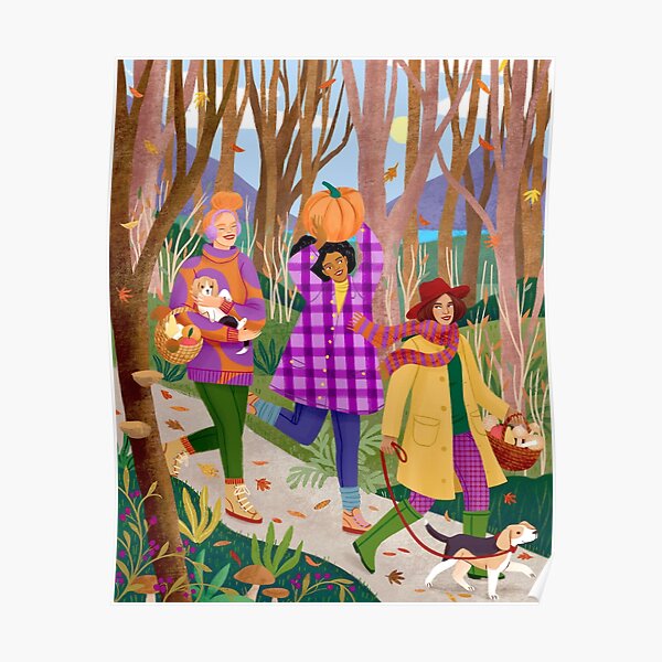 Autumn Walk Poster