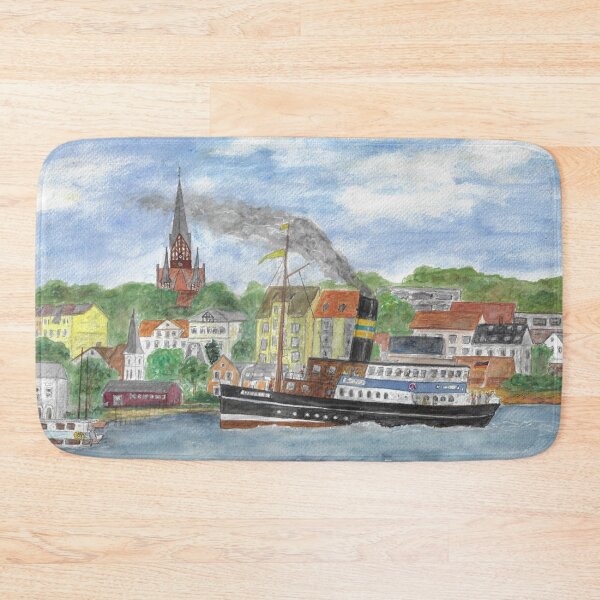 Item preview, The Flensburg harbor with the Alexandra designed and sold by Sandra  Steinke.