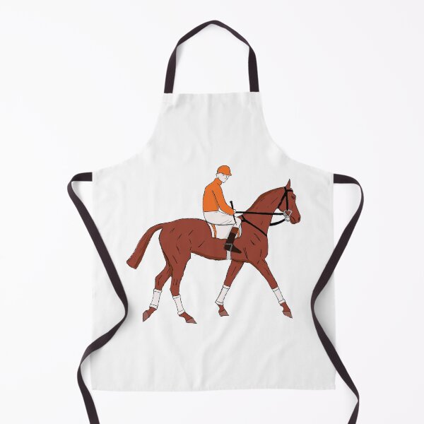 Item preview, Racehorse with jockey - brown - illustrated designed and sold by littleparis.