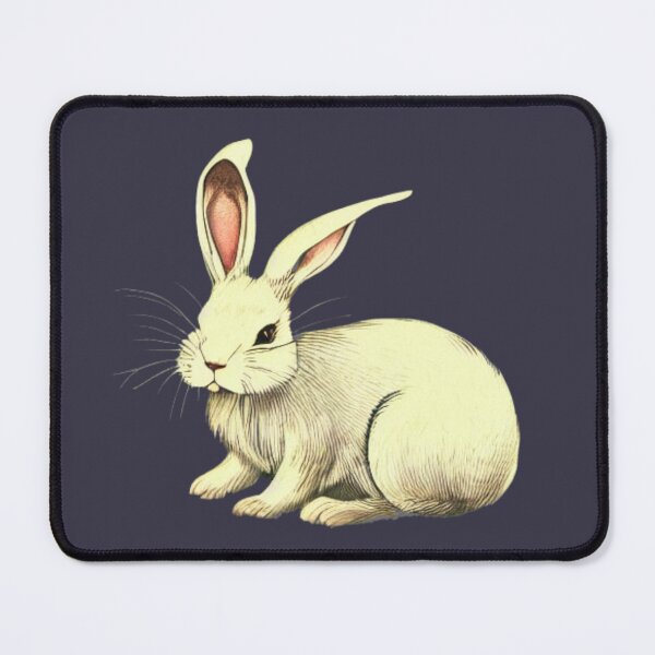 Item preview, Vintage Cute Mini Satin Rabbit American Lop Eared Bunny designed and sold by wigobun.
