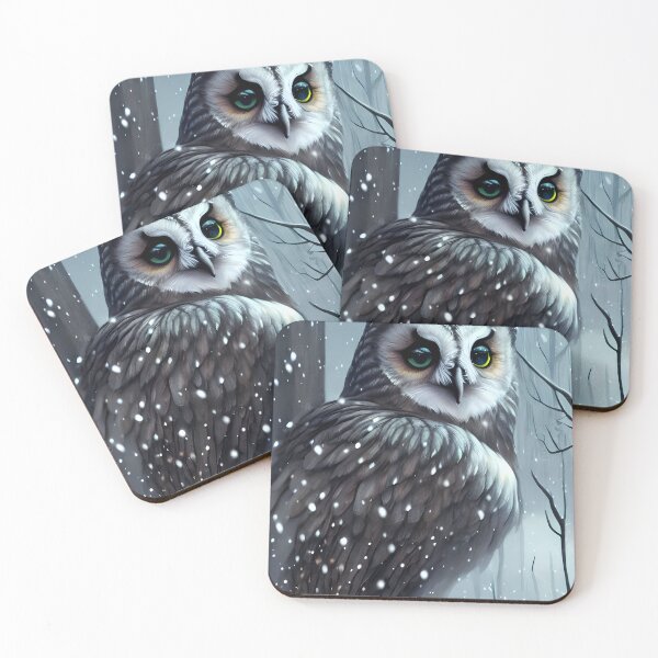 Item preview, Ep 2 Winter Night Snowy Owl designed and sold by It's All Yours.