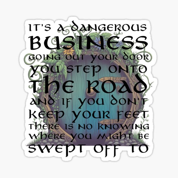 Item preview, Round Door - Dangerous Business - Black - Fantasy designed and sold by Fenay Designs.