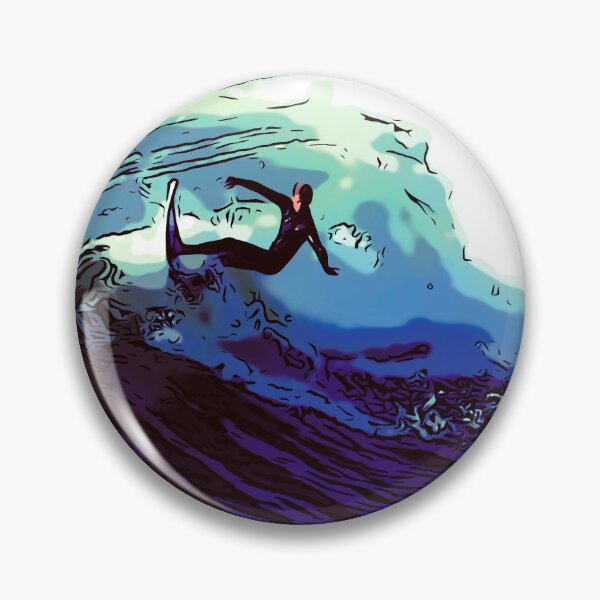 Item preview, Blue  Akaw Surf drawing designed and sold by n-l-celebration.