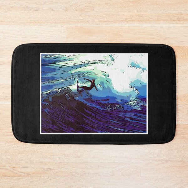 Item preview, Blue  Akaw Surf drawing designed and sold by n-l-celebration.