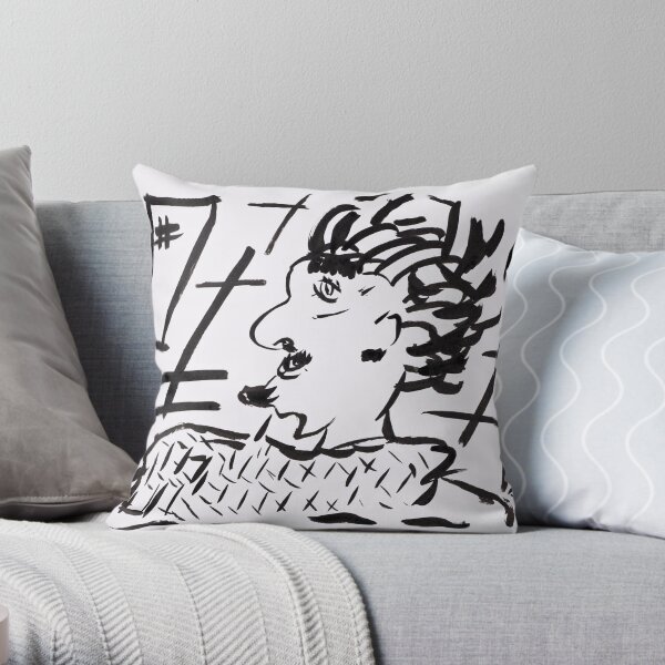Man Mouse Throw Pillow