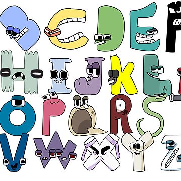 Zombie N - Alphabet Lore Sticker for Sale by ngness