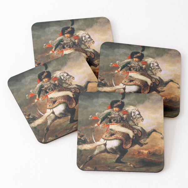 Item preview, theodore gericault an officer of the imperial horse guards charging 1812 designed and sold by MARWA-STORE.