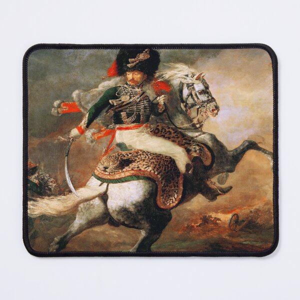 Item preview, theodore gericault an officer of the imperial horse guards charging 1812 designed and sold by MARWA-STORE.