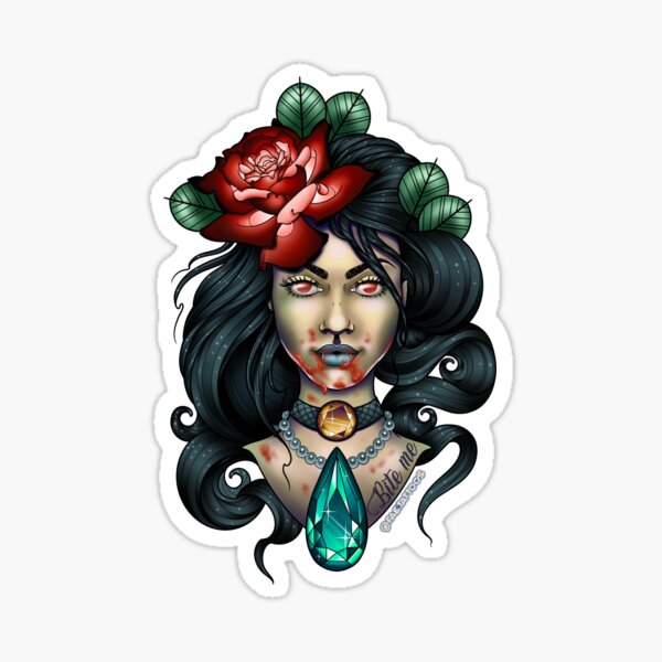 Elegant Vampire Sticker For Sale By Jordannelefae Redbubble 6831