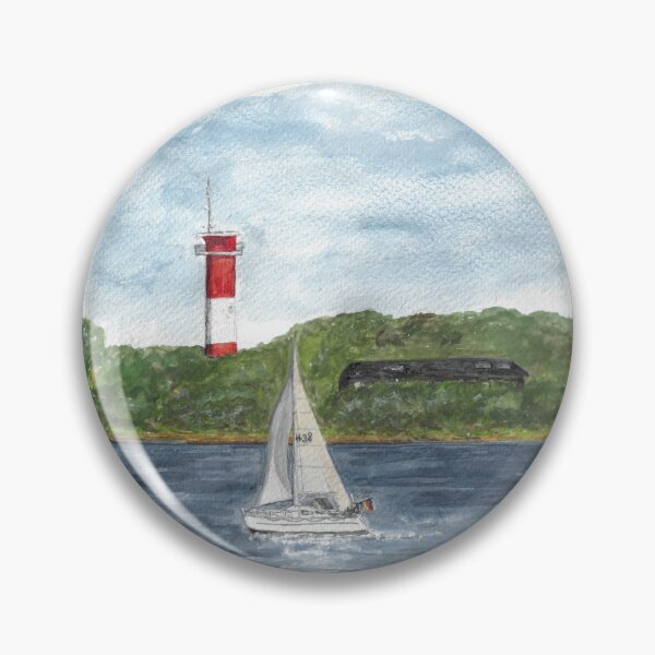 Item preview, Lighthouse Schausende peninsula Holnis in the Flensburg Fjord designed and sold by Sandra  Steinke.