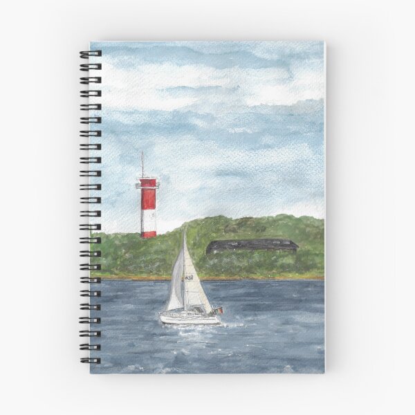 Item preview, Lighthouse Schausende peninsula Holnis in the Flensburg Fjord designed and sold by Sandra  Steinke.