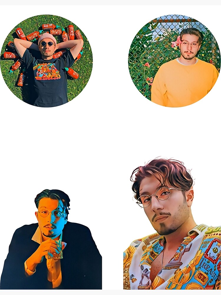 "bbno$ Sticker Pack " Poster for Sale by loyalistwhiz | Redbubble