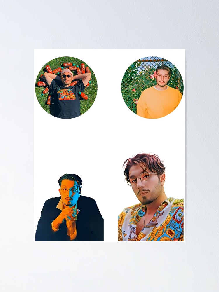 "bbno$ Sticker Pack " Poster for Sale by loyalistwhiz | Redbubble
