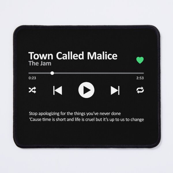 Item preview, Town Called Malice Streaming designed and sold by TraceTheFace.