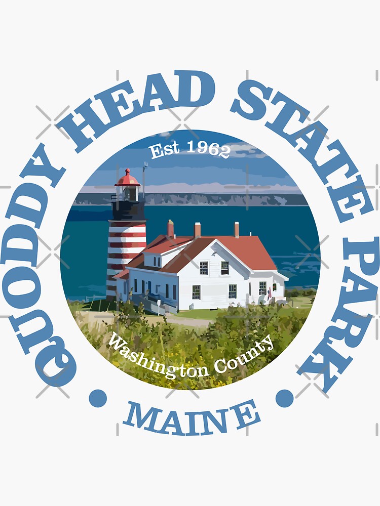 "Quoddy Head State Park (SP)" Sticker for Sale by Redbubble