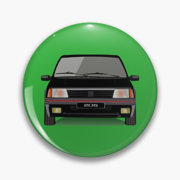 Artikelvorschau, Youngtimer 205 GTI Schwarz entworfen und verkauft von JPA-Graphisme.