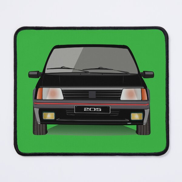 Artikelvorschau, Youngtimer 205 GTI Schwarz entworfen und verkauft von JPA-Graphisme.
