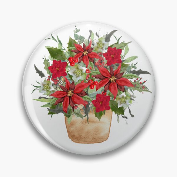 Artikelvorschau, Weihnachtsblumen-Arrangement-Illustration entworfen und verkauft von OByD.