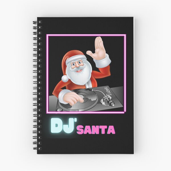 Aperçu de l'œuvre DJ Père Noël Disco de Noël créée et vendue par foxforce.