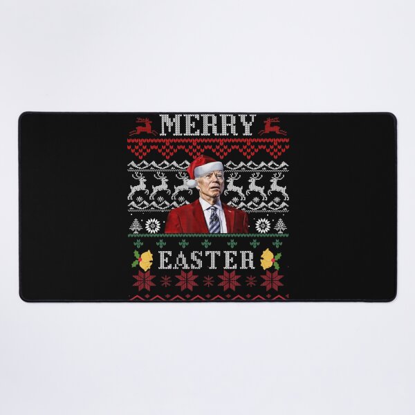 Item preview, Santa Joe Biden Merry Easter Ugly Christmas, Funny Joe Biden Happy Easter, Merry Confused Biden, Christmas Gifts, Anti Joe Biden Xmas designed and sold by Diferenty Shop  ⭐⭐⭐⭐⭐.