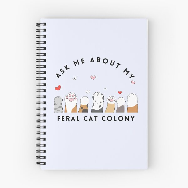 Item preview, Ask Me About My Feral Cat Colony designed and sold by NightOwlCreates.