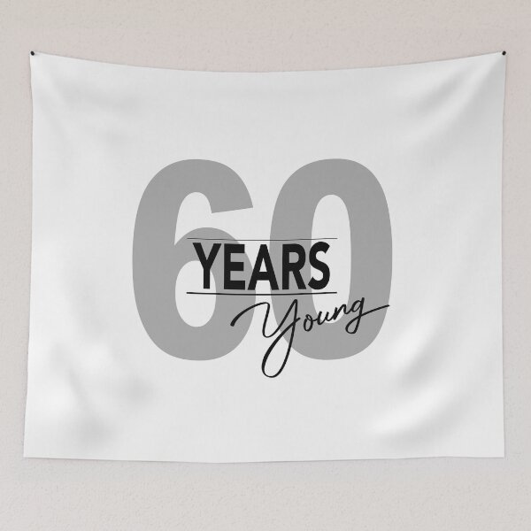 Item preview, 60th Birthday - 60 years young! designed and sold by B Graphix Design.