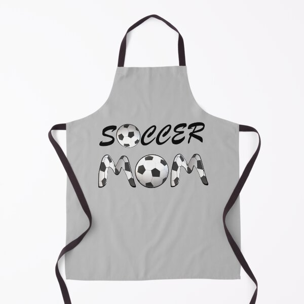 Item preview, Soccer Mom Soccer Balls and Black and White Soccer Patterned Letters (Gray Background) designed and sold by ArtByLM.