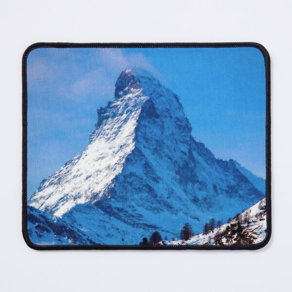 Item preview, Matterhorn Mountain Switzerland Zermatt, European Swiss Alps Mountains, Winter Matterhorn Landscape Oil Paint, Switzerland Highest Peak designed and sold by Paintcorner.