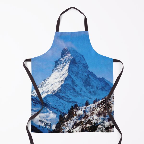 Item preview, Matterhorn Mountain Switzerland Zermatt, European Swiss Alps Mountains, Winter Matterhorn Landscape Oil Paint, Switzerland Highest Peak designed and sold by Paintcorner.