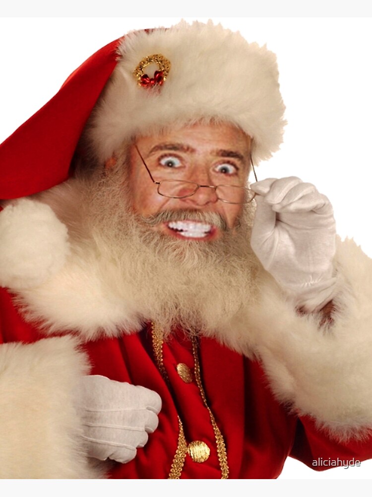 Póster for Sale con la obra «San Nicolás Nicolas Cage como Santa