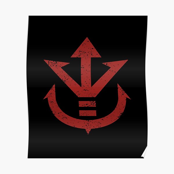 “Vegeta Saiyan Royal Symbol” Poster for Sale by artado | Redbubble