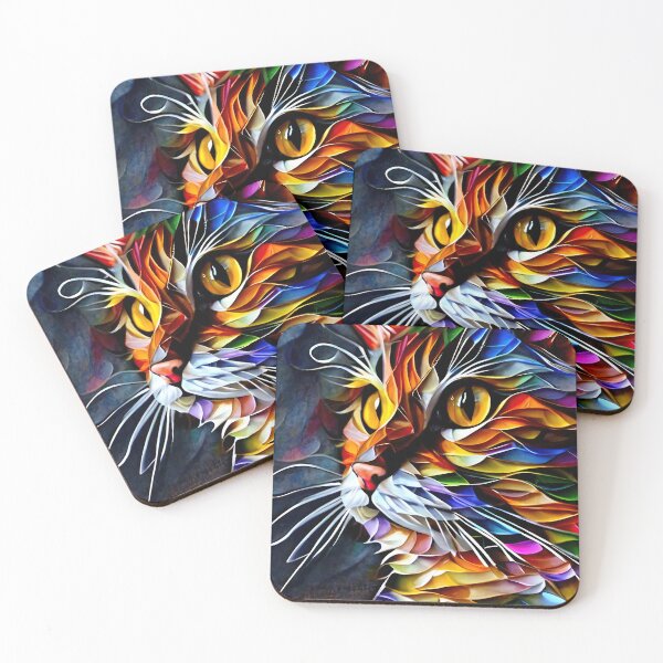 Item preview, colored cat designed and sold by IA-Power.