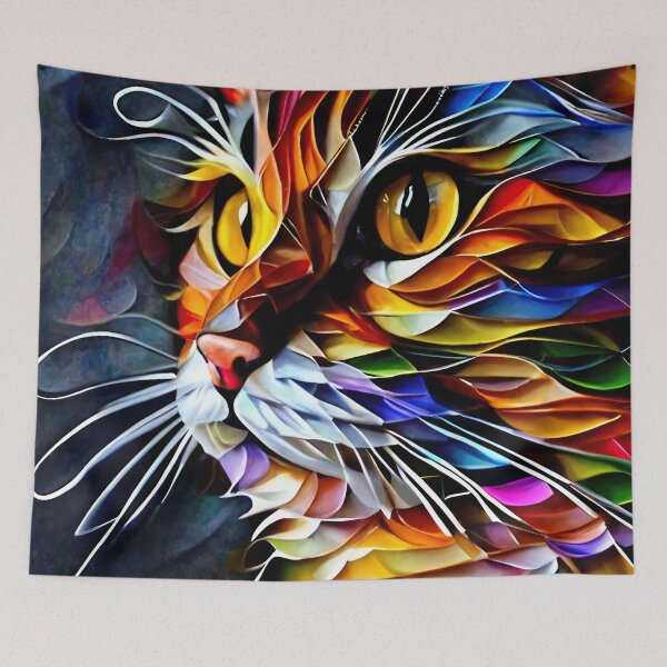 Item preview, colored cat designed and sold by IA-Power.